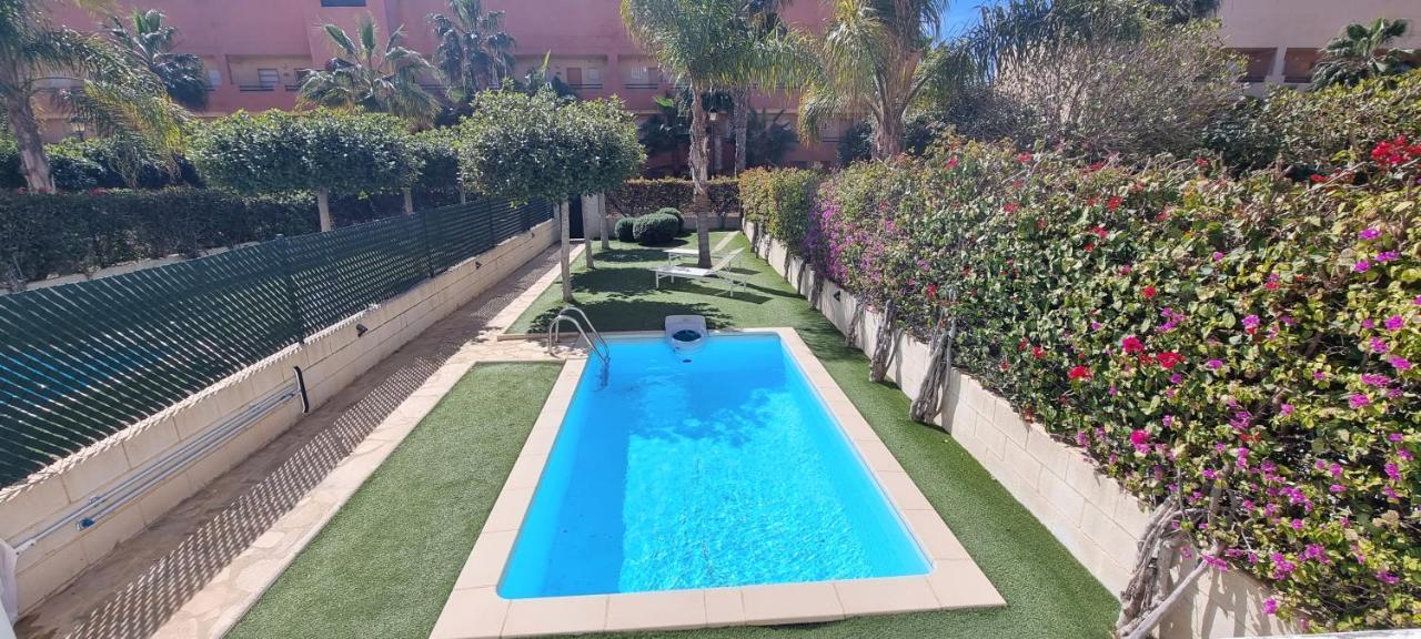 Homes Of Spain, Apartamentos Paraiso Vera Playa, Ed Nuku Hiva, Bajo W Con Jardin Y Piscina Privada A Pie De Playa, Wifi Playas de Vera Luaran gambar